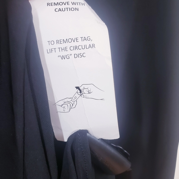 New BETSY AND ADAM Black Beaded Long Gown 8 - Picture 11 of 13